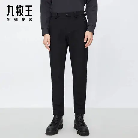 [气凝胶]九牧王男裤JB5B50516保暖休闲裤22秋冬商务户外锥形裤EN商品大图