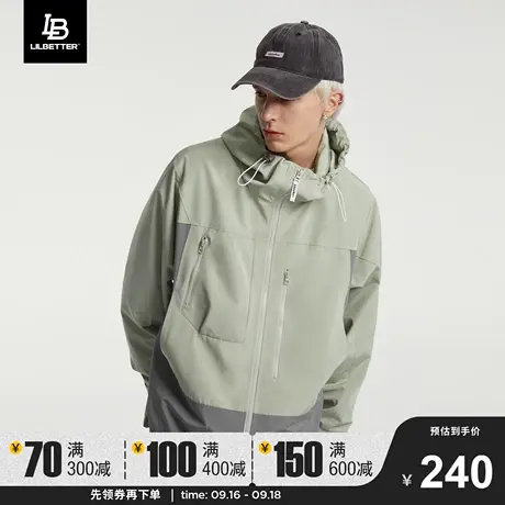 Lilbetter外套男秋冬季休闲男装潮牌运动工装上衣秋装美式夹克LB商品大图
