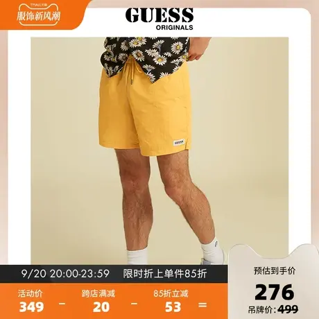 GUESS Originals男潮流休闲五分短裤-M1GQ00RC481商品大图