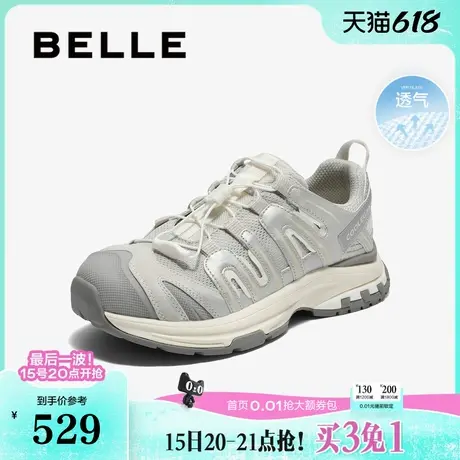 百丽女鞋子厚底增高老爹鞋女2025秋季新款休闲运动鞋子E2C1DCM5商品大图