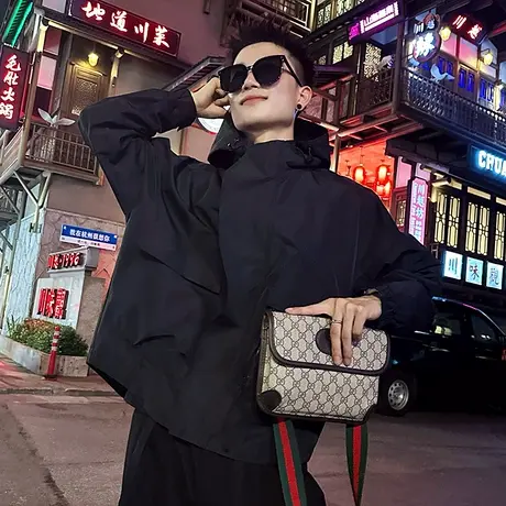 美式潮牌户外工装夹克男秋季机车潮男痞帅防风登山连帽冲锋衣外套商品大图