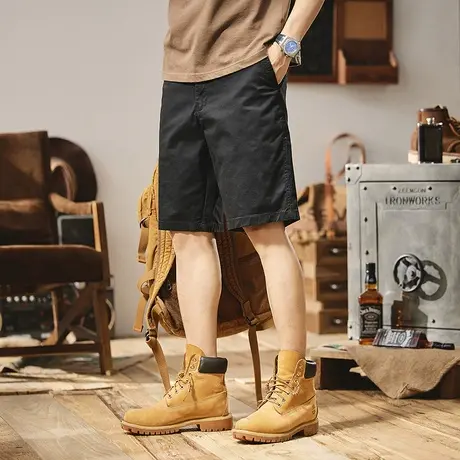 Modi Nick/摩帝尼克夏季短裤户外休闲宽松五分裤男多口袋中裤微弹图片