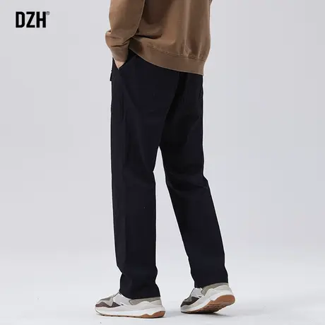 男士直筒裤垂感高级感美式裤子男款休闲直筒长裤黑色工装裤男秋季商品大图