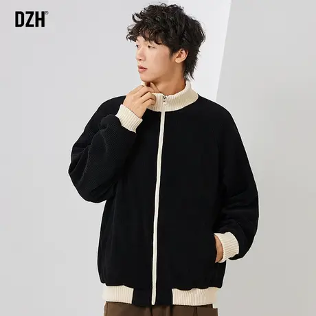 男士开衫休闲外套男立领山系设计感夹克2024新款春秋季高级感衣服商品大图