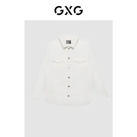 GXG奥莱 【生活系列】冬季新品商场同款灰白系列夹克外套商品大图