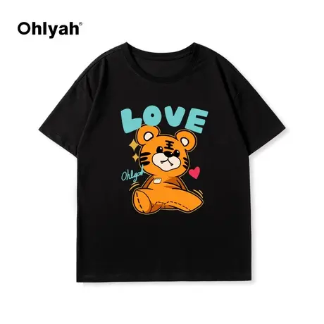 Ohlyah2023新款潮牌短袖t恤女宽松韩版内搭打底春夏百搭学生上衣图片