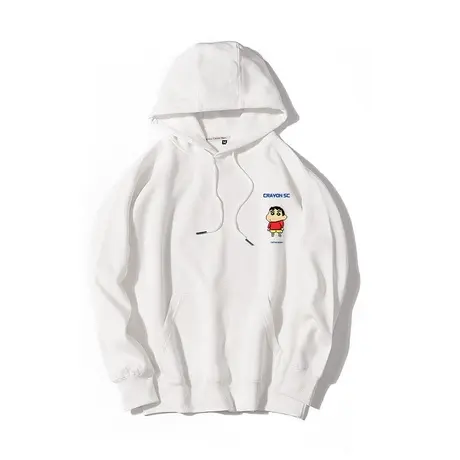 秀洛像素风卫衣蜡笔小新周边衣服卡通动漫卫衣秋冬季加绒加厚外套商品大图