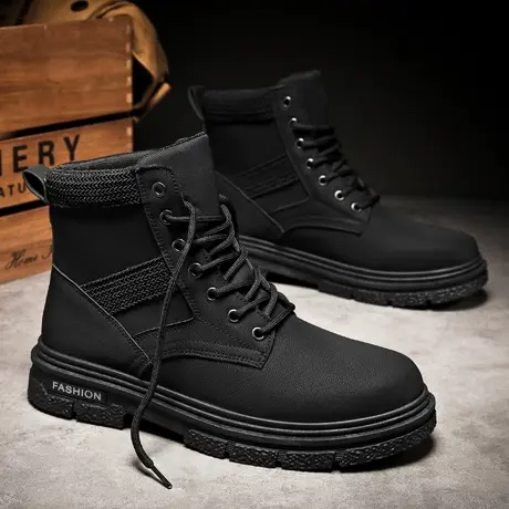 雨鞋男款2023新款钓鱼水鞋厨房防滑雨天男鞋高筒防水鞋男士雨靴子商品大图