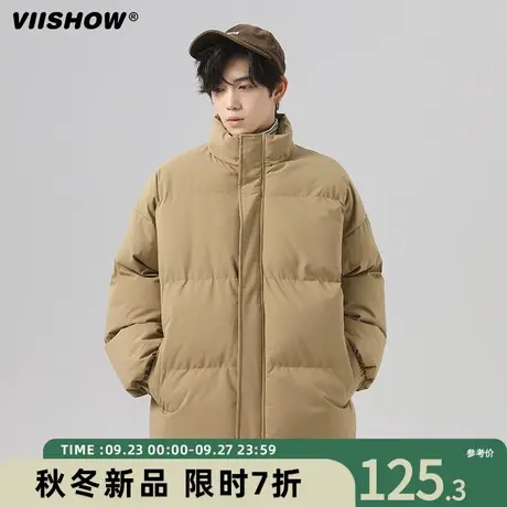 VIISHOW衣服美式棉服男保暖男生痞帅棉衣面包服冬季宽松潮牌加厚商品大图