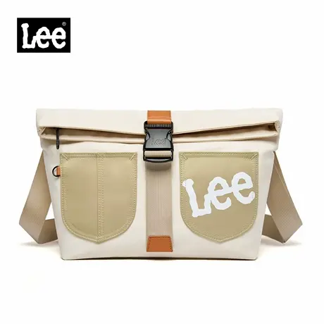 Lee日系ins原宿复古工装斜挎包女学生大容量通勤邮差包男单肩背包图片