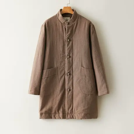 中国风棉衣男冬季棉袄中长款男装新款唐装新中式青年男士冬装外套图片