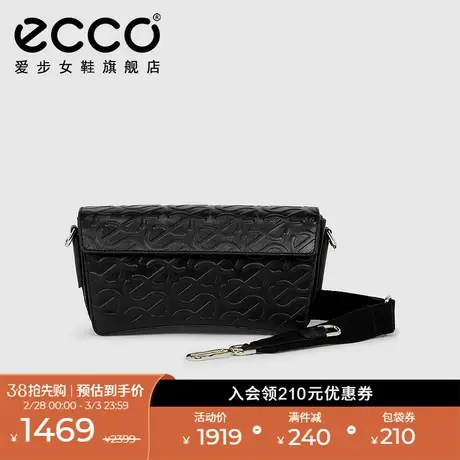 ECCO爱步单肩包女 新款通勤斜挎包邮差包 舞动9106436商品大图