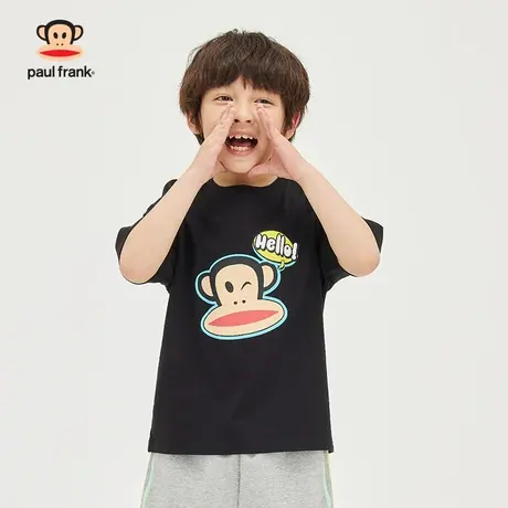 大嘴猴男女童装短袖t恤2023年夏季新品半袖中大儿童纯棉上衣体恤商品大图