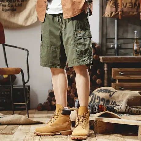 Modi Nick/摩帝尼克百搭潮流男休闲裤五分工装裤休闲宽松裤子男款商品大图