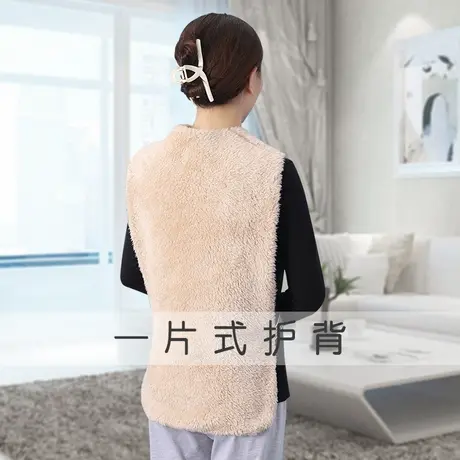 中老年保暖护背护腰背心女加厚护肩颈椎马甲男内穿冬图片