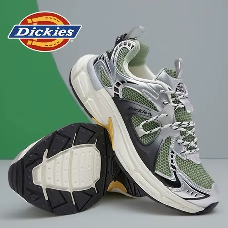 Dickies网面老爹鞋男休闲鞋软底鞋2025跑步夏季透气户外新款运动商品大图