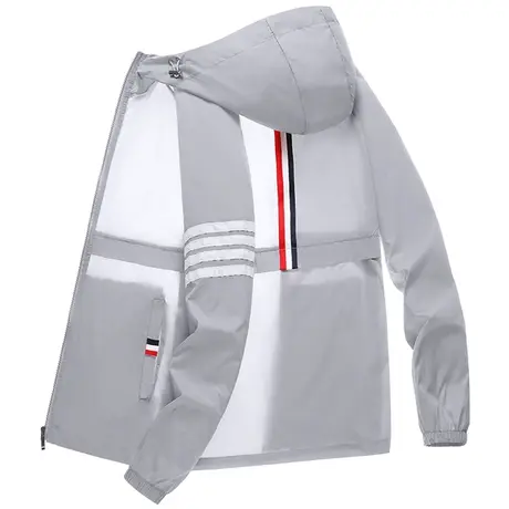 连帽夹克防晒衣男夏季轻薄速干冰丝外套上衣服户外休闲男士防晒服商品大图