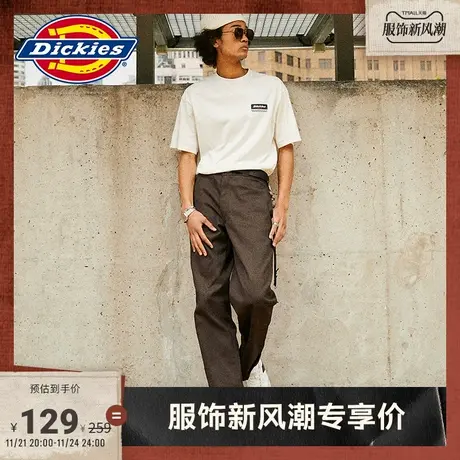 Dickies 春夏赛车工装印花 个性快干短袖T恤男女情侣宽松内搭图片