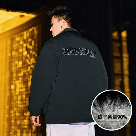 男士冬季外套男款羽绒服短款2024新款加绒加厚羽绒夹克防寒服冬装图片
