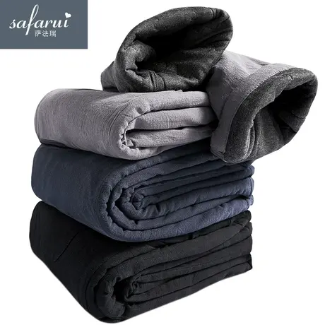 棉裤男外穿冬季保暖休闲裤运动裤宽松中老年爸爸男裤加绒加厚裤子商品大图