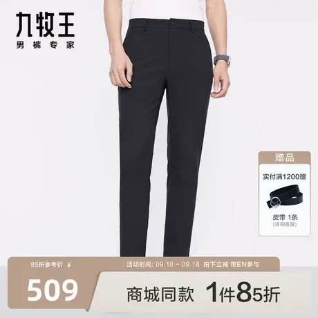 [商场同款]九牧王男裤HB1C10116休闲裤23秋季新款易打理时尚男EN商品大图