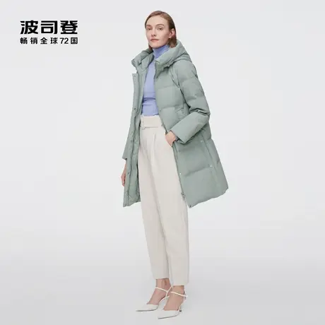 波司登女款羽绒服经典百搭中长款加厚舒适外套奥莱图片