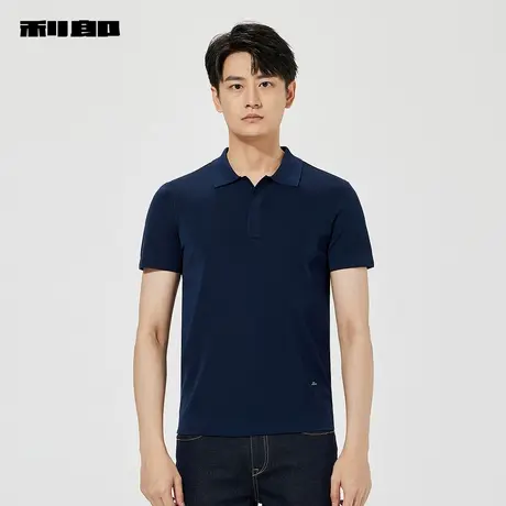 【商场同款】利郎官方 针织短袖polo衫男士2025夏季T恤25XTX5371S商品大图