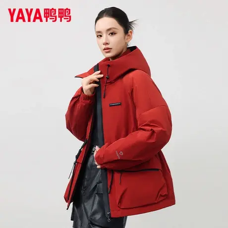 【心派系列】鸭鸭工装羽绒服女2025新款时尚显瘦巨好看收腰外套冬图片