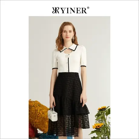 YINER音儿专柜女装2023夏季新款毛针织衫8C32206038商品大图