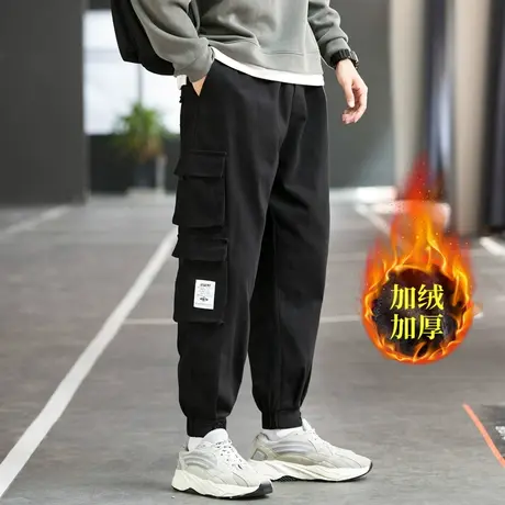 干活穿的裤子男耐磨建筑工人工地工作服保安工作裤男冬季工装秋款图片