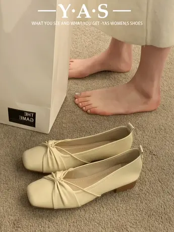 玛丽珍晚晚风温柔软底瓢鞋单鞋夏2024春秋奶奶百搭平底休闲女鞋子商品大图