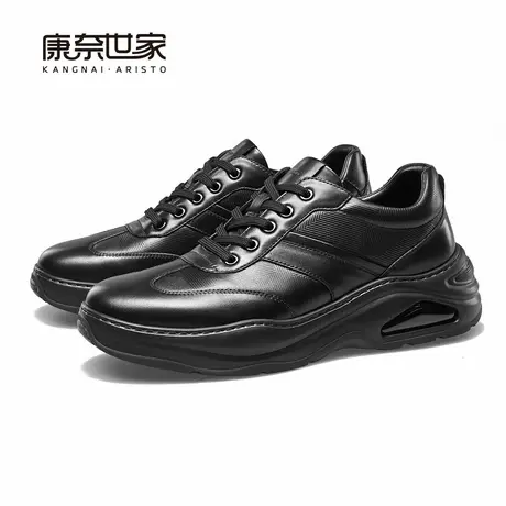 康奈世家男鞋时尚旅游休闲皮鞋百搭舒适通勤鞋深口单鞋13345297商品大图