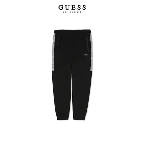 【38上新季】GUESS 男士撞色休闲舒适拉链口袋休闲裤商品大图