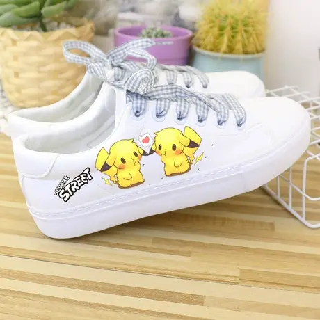 小白鞋子女鞋2023秋新款学生韩版百搭平底帆布鞋板鞋女鞋透气防滑商品大图