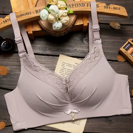 内衣女聚拢上托性感收副乳调整型中薄款小胸罩秋冬套装文胸无钢圈商品大图