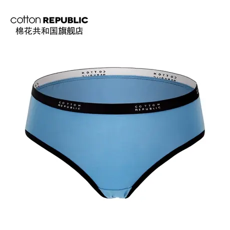 Cotton Republic/棉花共和国女士三角内裤情侣款莫代尔性感一条装图片