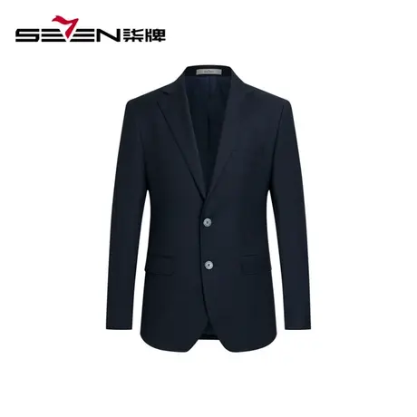 【商场同款】柒牌西装男套装2022秋冬季商务正装平驳领西服两件套图片