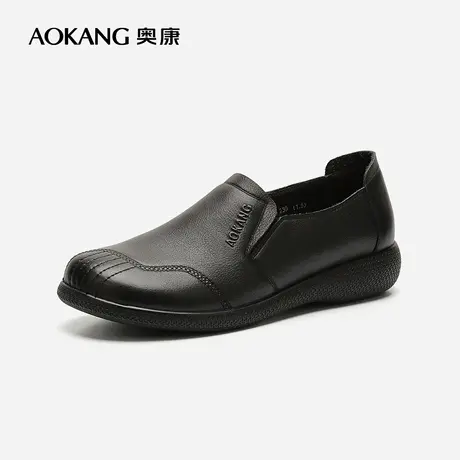 【门店发货】奥康女鞋 2022秋季新款女士休闲时尚单鞋妈妈鞋平底图片