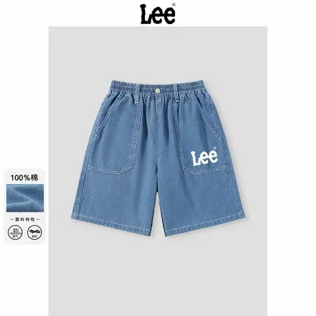 Lee童装男童牛仔短裤夏季2025新款儿童纯棉五分裤中大童裤子薄款图片