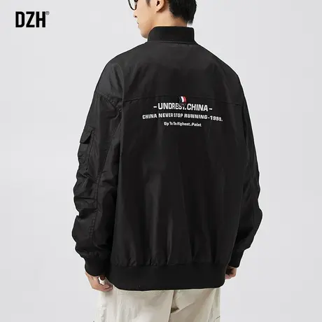 男士美式风街头棒球服男款外套潮牌男春秋情侣男装新款飞行员夹克商品大图