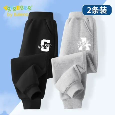 班尼路YBB系列男童卫裤秋季儿童2025新款宽松休闲长裤小男孩裤子商品大图