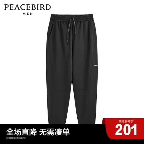 太平鸟男装2023新款冬季时尚潮流休闲裤男宽松长裤男士运动裤图片