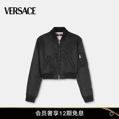 【季末优惠】VERSACE/范思哲 女士短款飞行员夹克商品大图