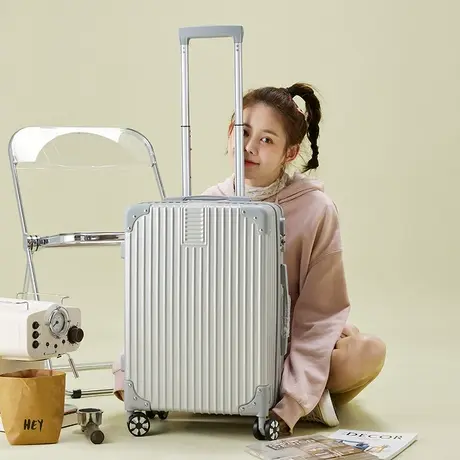 唐狮行李箱女ins网红新款学生旅行箱男24寸万向轮拉杆箱结实耐用商品大图