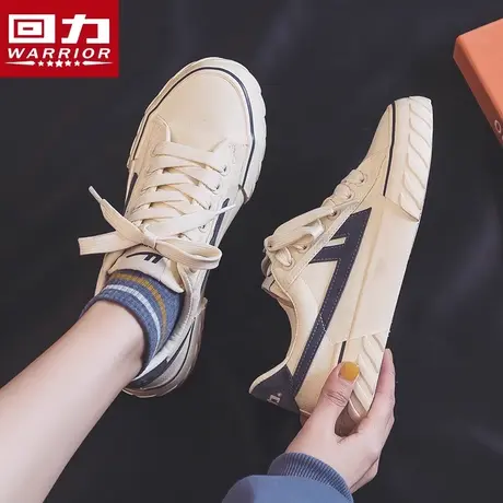 回力女鞋帆布鞋女2023新款百搭小白鞋女正品休闲板鞋子女帆布鞋商品大图