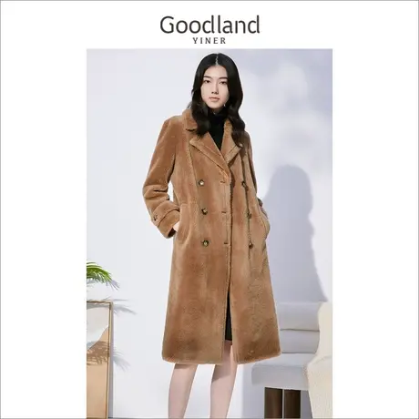【音儿甄选】【泰迪服】音儿美地2022冬新款牛角扣羊毛呢大衣外套商品大图