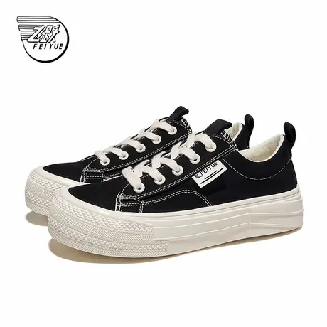 feiyue/飞跃男鞋帆布鞋2024秋季新款耐磨透气运动鞋百搭情侣板鞋商品大图