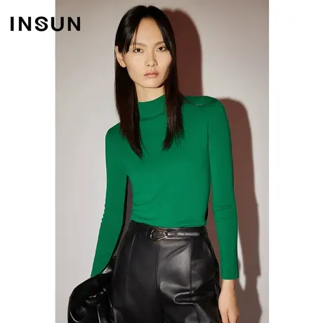 【百亿补贴官方直播】恩裳COVER修身打底衫两穿羊毛针织衫商品大图