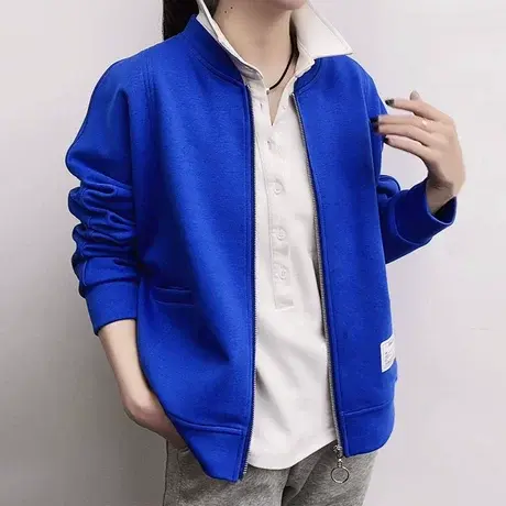 2023春季新款棒球服外套女士夹克短款卫衣chic韩版小个子上衣爆款商品大图