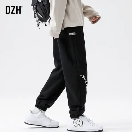 男士秋季卫裤男束脚裤潮牌纯棉裤子黑色休闲运动裤宽松2023年新款图片
